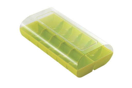 [70407633] BOITE MACADO VERTE FLUO POUR 12 MACARONS
