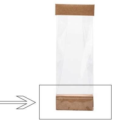 [60700291] BASIS NR. 8 KRAFT VOOR TASONDERKANT 8X5X3CM 100 STUKS