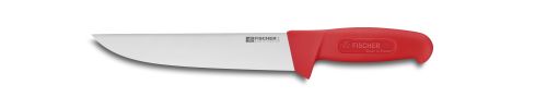 [50407213] FISCHER BUTCHER KNIFE 20CM RED HANDLE 3010-20