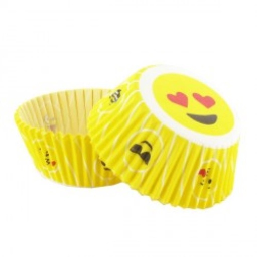 [70407415] CAISSETTE CUPCAKE SMILEY/EMOJI50 PCES