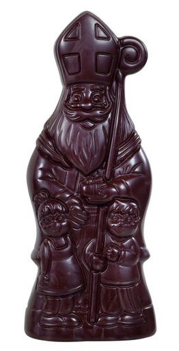 [15030690] SINT NIKLAAS DONKERE CHOCOLADE 18CM 8 X 125G