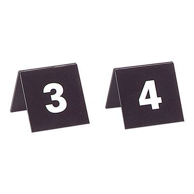 [57660483] TABLE NUMBERS 1 TO 10 BLACK PLASTIC