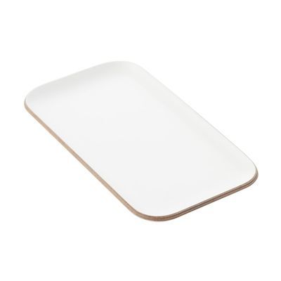 [57662136] POINT-VIRGULE PLATEAU A SERVIR BLANC 22X12CM