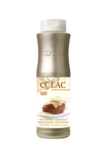 [10020024] COLAC WITTE CHOCOLADE TOPPING 1KG