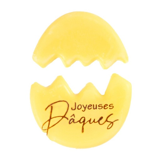 [08054797] 2069215 OEUF CASSÉ JOYEUSES PAQUES 3,2X2,4CM 100PCS