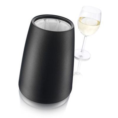 [74500971] VACU VIN SEAU REFROIDISSEUR NOIR + RAPID ICE PRESTIGE