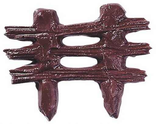 [08056144] 004843 PCB BARRIÈRES 3 BRANCHES CN 5,65X4,59 CM 60PCES ***S/CD***