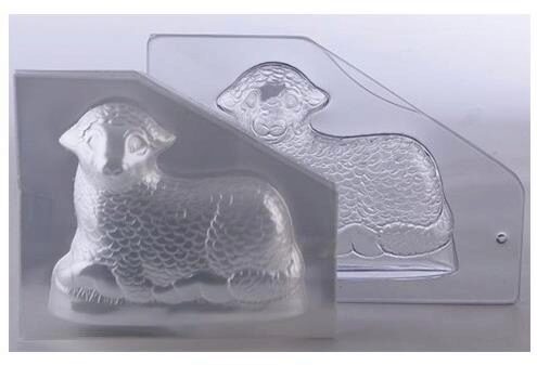 [53802057] POLY LAMB MOLD 13.5CM 500ML WITH 10 DEPOSITORS