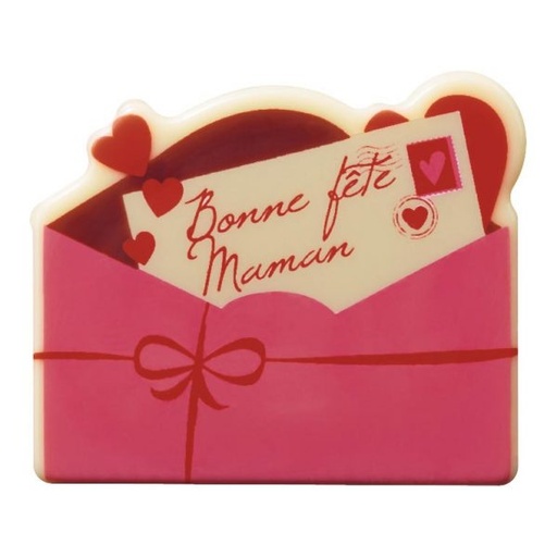 [08057185] 061363 PCB ENVELOPPES CB BONNE FÊTE MAMAN 5,8X4,85CM 50PCES ***S/CD***