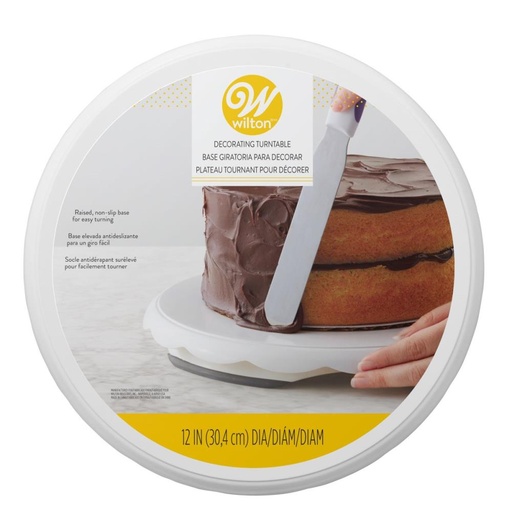 [08053082] WILTON PLATEAU TOURNANT BASIQUE 30.4CM HT 4CM