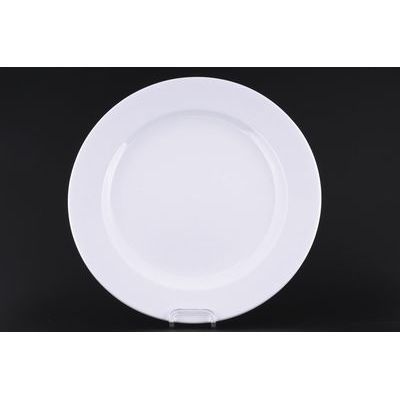 [74500202] GURAL DELTA ASSIETTE PLATE 30CM  PORCELAINE BLANCHE - 009148