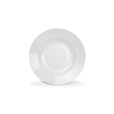 [74500197] BONBISTRO BASIC 1E PRIJS BORD BREDE RAND DIEP 23 CM - WIT PORSELEIN - 750754