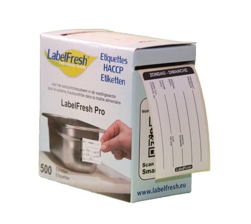 [70409736] LABELFRESH *PRO* 500 ETIQUETTES 70X45MM  "DIMANCHE"