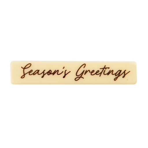 [08054989] 2015844 PLAATJE SEASON'S GREETINGS 8X1,5CM 120STKS ***OP BESTELLING***
