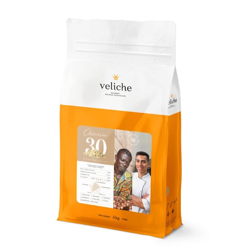 [08054749] VELICHE 2102628 CHOCOLAT BLANC OBSESSION 30 2.5KG