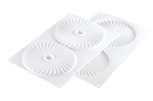 [51657461] MOULE SILIKOMART PLISSE 100 Ø 140MM H10 MM VOL 100ML