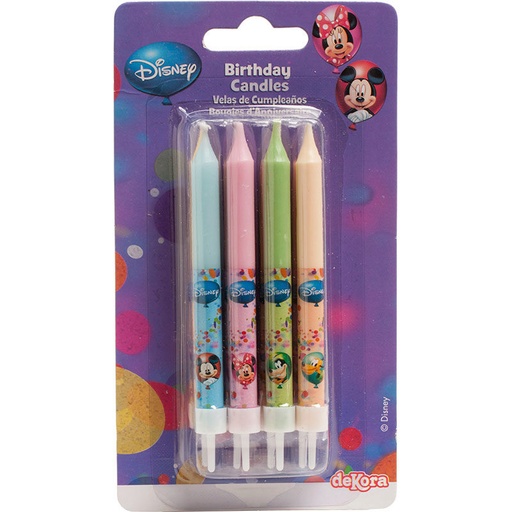 [08041717] MICKEY AND FRIENDS BIRTHDAY CANDLES 8PCS