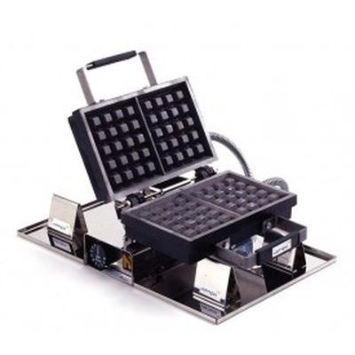 [52702129] AMPI WAFFELIJZER 52123 LUIKSE WAFFEL SUIKER 4X5-230V THERMOSTAAT + SNOER 1200W (WARME WAFFELS)