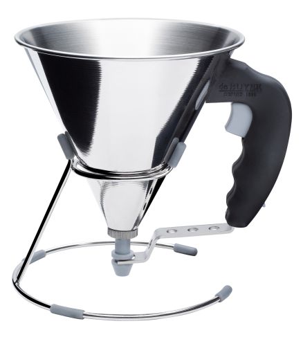 [55071216]  KWIK MINI FUNNEL PISTON STAINLESS STEEL 0.8L W/HOLDER