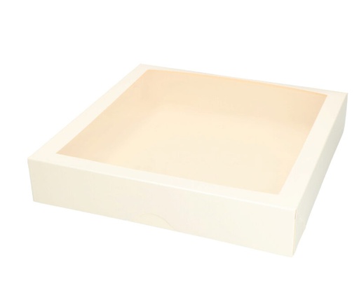 [26101532] BOITE **FENETRE** A TARTE 27 X 5 CM FOST+ 2025 INCLUS ***VENDU PAR MULTIPLE DE 100***