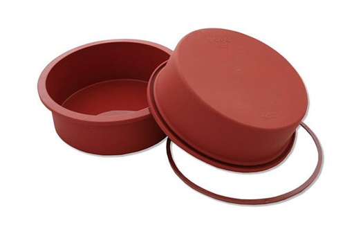 [70408128] SILIKOMART SFT180 SMOOTH ROUND CAKE MOLD Ø180 HT 65MM 1500ML UNIFLEX