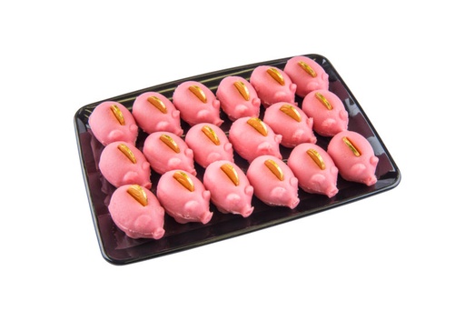 [15040725] BRUYERRE MARZIPAN PIGGY SHAPE MONEY BOX 0.6KG