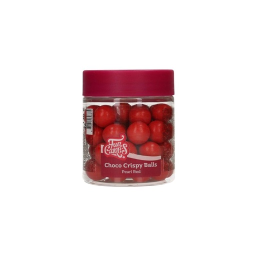 [08052529] FUNCAKES BOULES CHOCO CROUSTILLANTES ROUGE 130GR