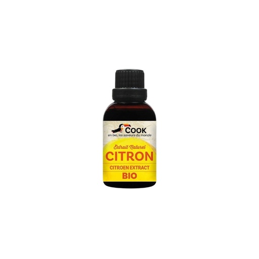 [08059055] COOK ORGANIC LEMON EXTRACT 50ML