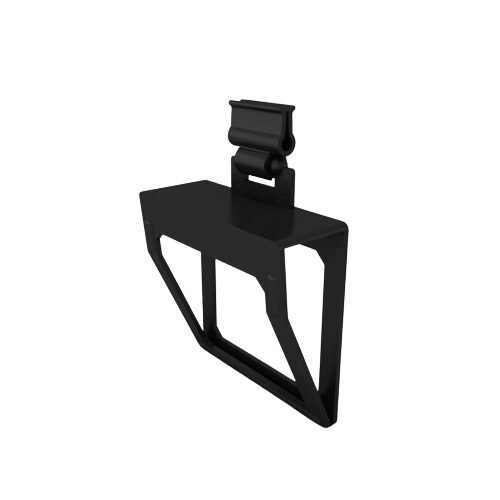 [43604093] PACKAGE 10 BLACK CLAMPS SWIVEL BOX FIXING BLACK SOFT LABEL