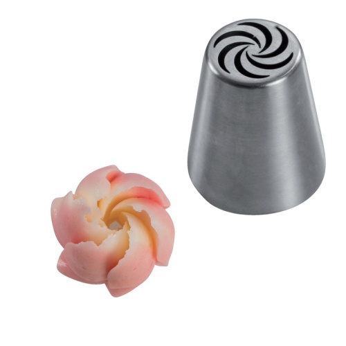 [50942818] STAINLESS STEEL GLAZING NOZZLE SPIRAL FLOWER BX0056