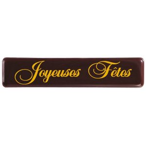 [08056712] 060459 PCB RECTANGLES CN JOYEUSES FÊTES 7X1,5 CM 350PCES ***S/CD***