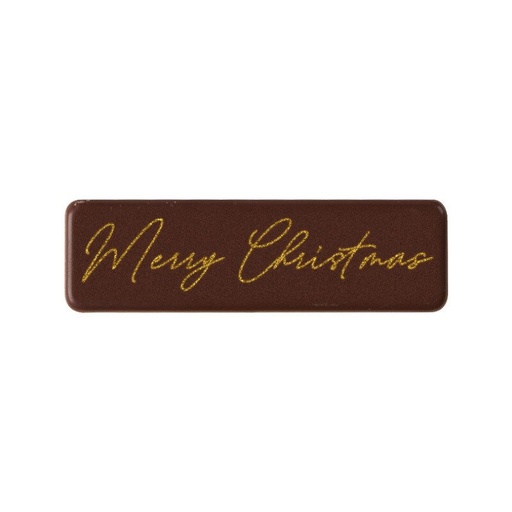 [08054941] 2015383 MERRY CHRISTMAS PLATE 4.5X1.3CM 36PCS ***S/CDE***