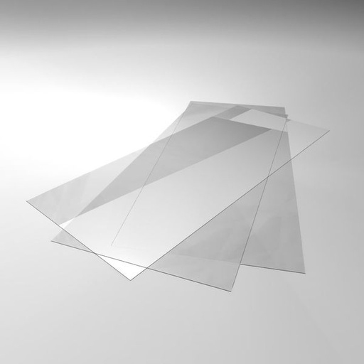 [08056156] 005019 PCB NEUTRALE RHODOID PLATEN 50X21 CM 100 STUKS ***S/CD***