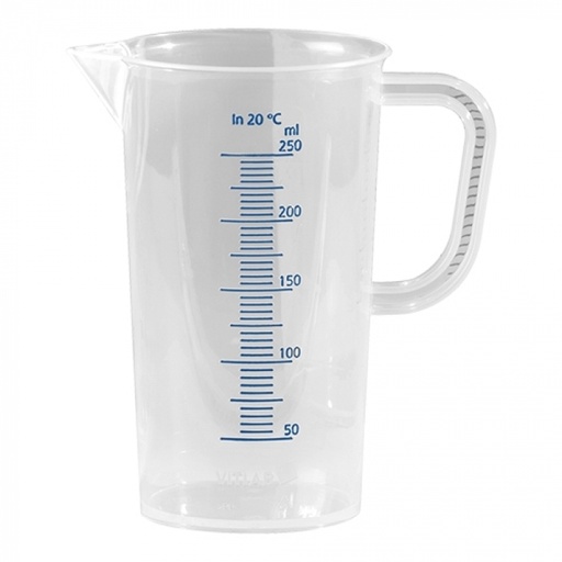 [57660476]  100ML BLUE GRADUATED THERMO MEASURE CLOSED HANDLE