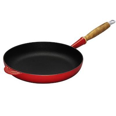 [57661872] LE CREUSET "CAST IRON" PAN CHERRY 28CM 2.6L