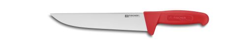 [50407214] FISCHER COUTEAU BOUCHER 25CM MANCHE ROUGE3010-25