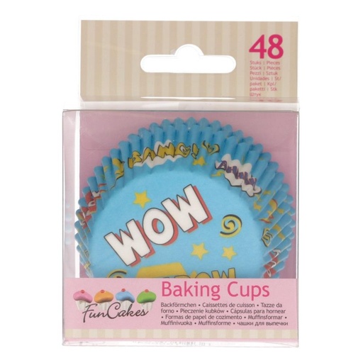 [70407315] FUNCAKES CAISSETTE CUPCAKE SUPER HEROS 48 PCES