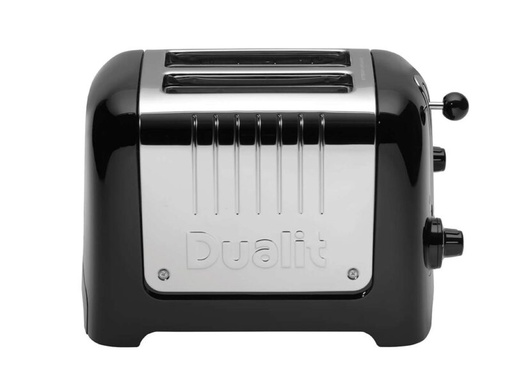 [60251997] DUALIT TOASTER "LITE" ZWART 2 SNEDEN - 1000/1200W