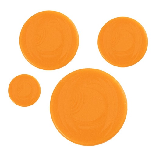 [08054992] 1034394 RONDES ORANGE 1,5-2,3-2,7-3,5CM 200PCS ***S/CDE***
