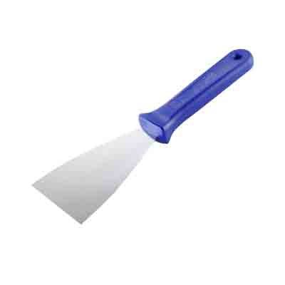 [50361113] THERMO-HAUSER PASTRY SPATULA 8CM BLUE STAINLESS STEEL HANDLE