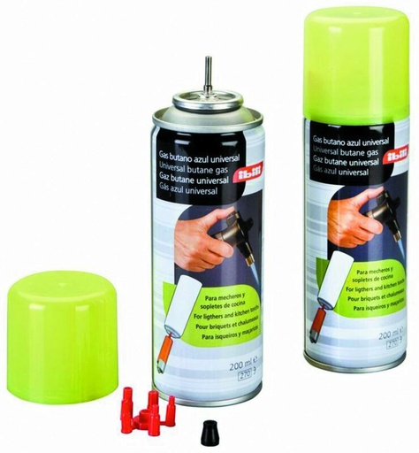 [52545071] CARTOUCHE GAZ BUTANE POUR PETIT CHALUMEAU 200ML