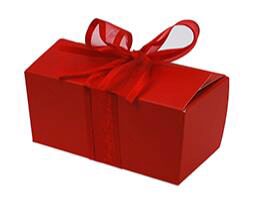 [70410023] BALLOTIN "COLOR" 250GR ROUGE FRAISE 117 X 61X 55 MM 25PCES