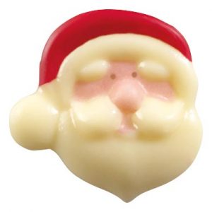 [08057307] 065134 PCB SMALL SANTA CLAUS HEADS CB 3X3 CM 140PCES ***S/CD***