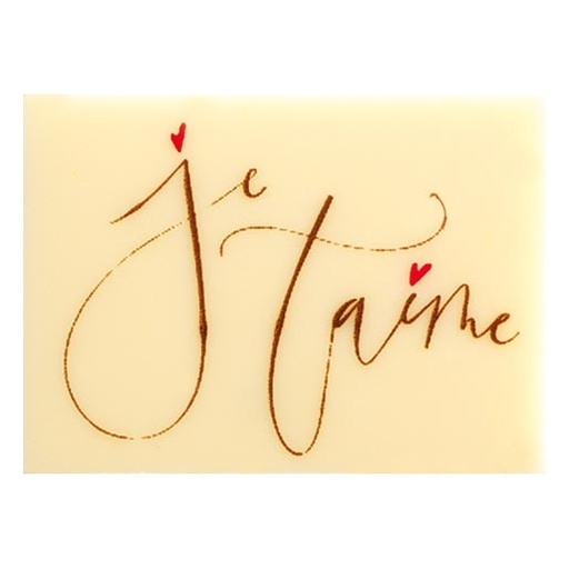 [08056916] 060986 PCB RECTANGLES CB JE T AIME 4X2.9 CM 60PCS ***s/cd***