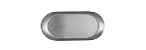 [60251732] VINTAGE ROESTVRIJ STAAL OVALE SCHAAL BORD 18X8,8CM