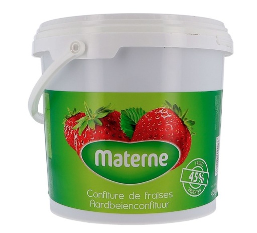 [05100625] MATERNE CONFITURE DE FRAISES 4,5 KG