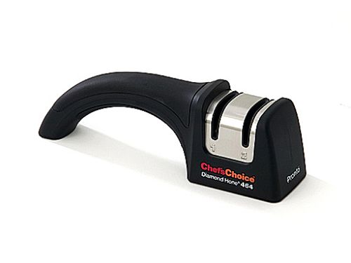 [54906498] CHEF'S CHOICE 464 MANUAL BLACK SMOOTH+TEETH KNIFE SHARPENER