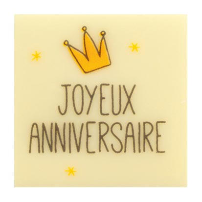 [08057199] 061379 PCB CARRÉS CB ROI DU JOUR 3 CM 120PCES ***S/CD***