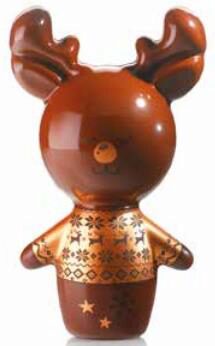 [60700705] 060596 PCB MOULDS "REINDEER JEAN RUDOLPHE" THERMOFORMED 15X9 CM -± 105 G PACK OF 10 PCES ***s/cd***