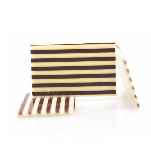 [08055047] 1095687 POLLINO LINEA DONKER/WIT 4X2,5CM (+/- 350ST) 700GR ***S/CDE***